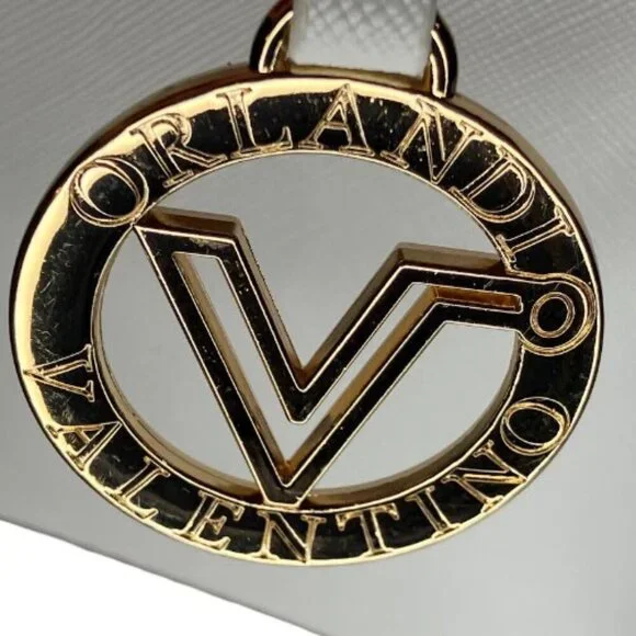 Valentino Orlandi Vegan Leather Tote and Wristlet Gold-Tone Hardware NWT - Picture 11 of 12